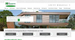 Desktop Screenshot of hh-haus.at